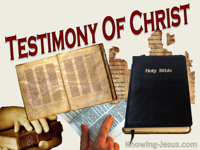 Testimony Of Christ Perfect Man Eternal Son 13